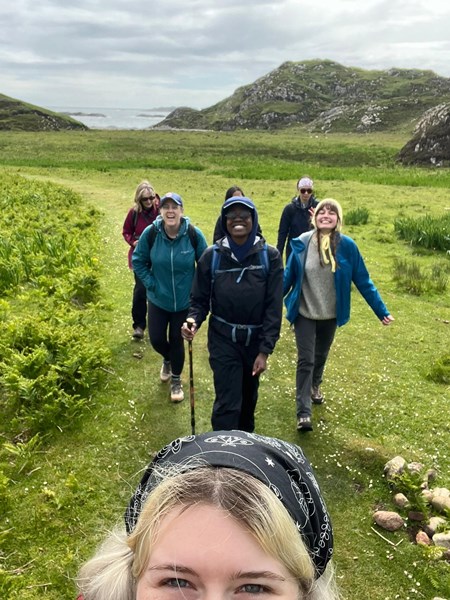 hiking_on_pilgrimage_hike_to_Columbas_bay